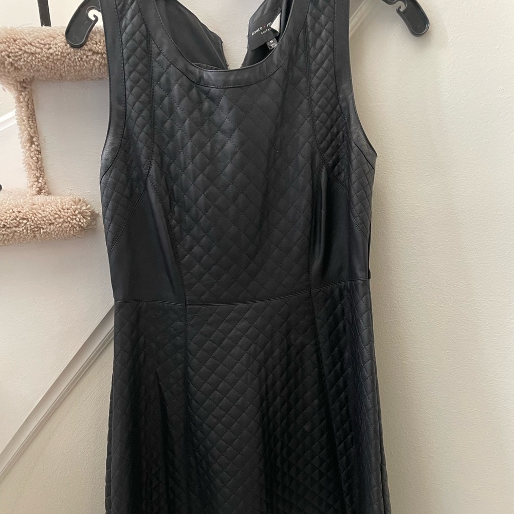 Fit and flare black dress
